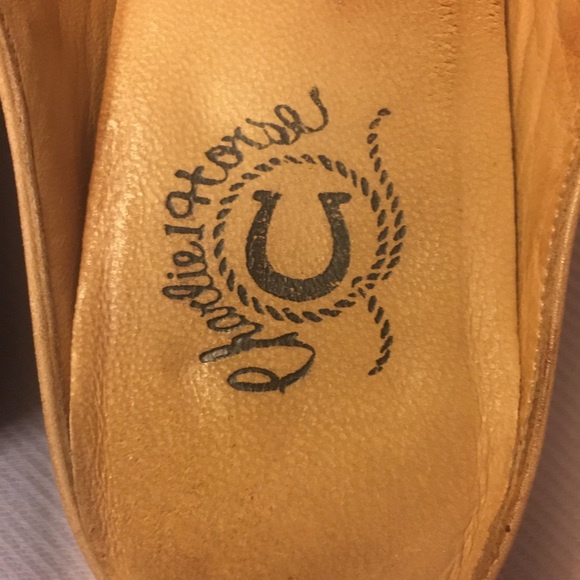 Charlie 1 Horse Artisan Handcrafted Shoe Size 6.5 M; Brown & Teal - Picture 3 of 12